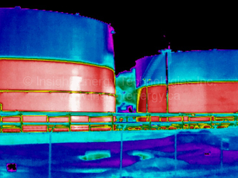 Thermal Image of Storage Tanks